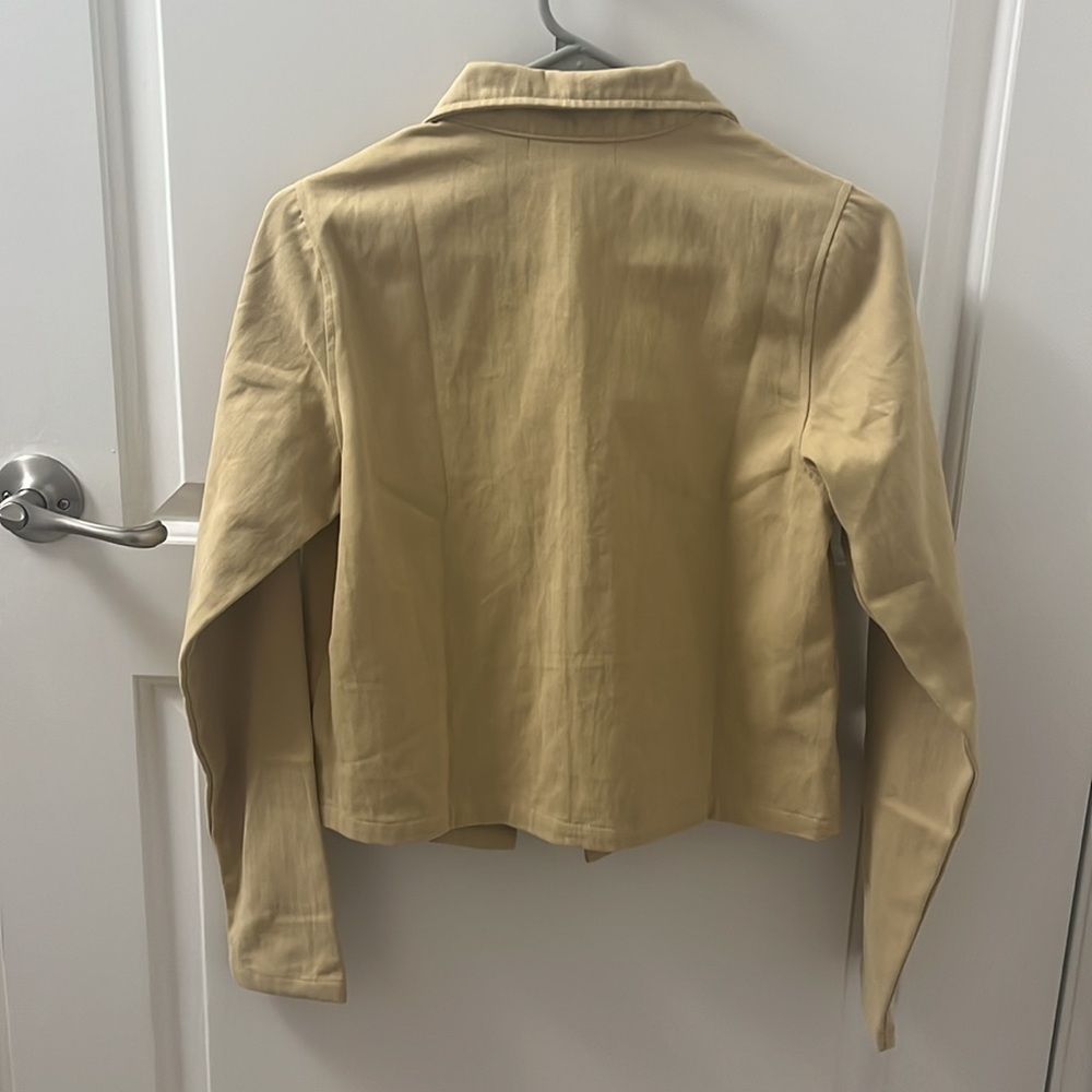 Motel Rocks Tan Jacket, Size XS - Picture 6 of 6